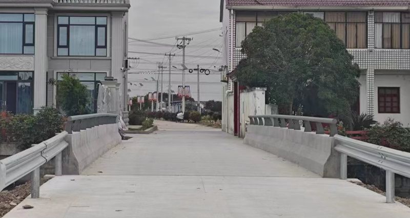 修建好的兰漕桥。