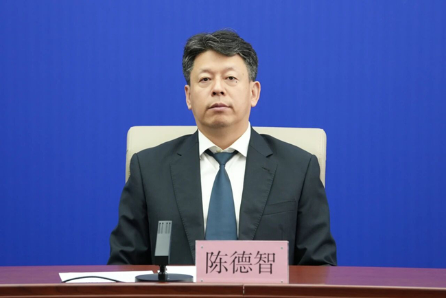 长春市贸促会党组书记、会长陈德智。来源：长春新闻发布
